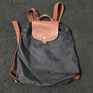 Longchamp Le Pliage Medium Backpack Black